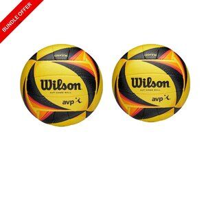 Wilson AVP Official Size Beach Volleyball (Pack of 2 )